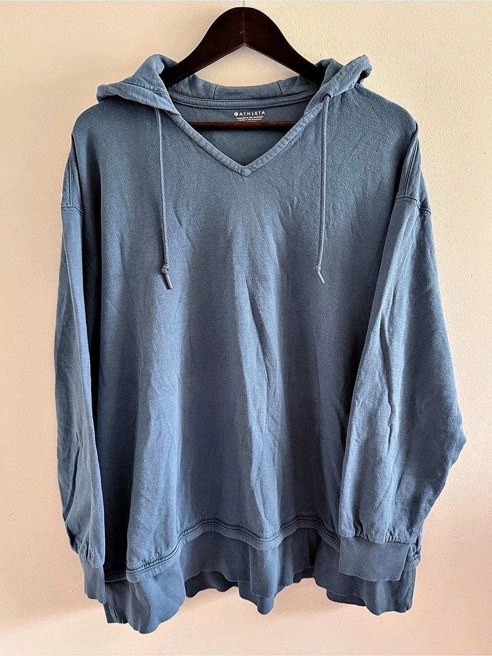 Athleta Sundown Alliance Hoodie Blue Hoodie Size XL
